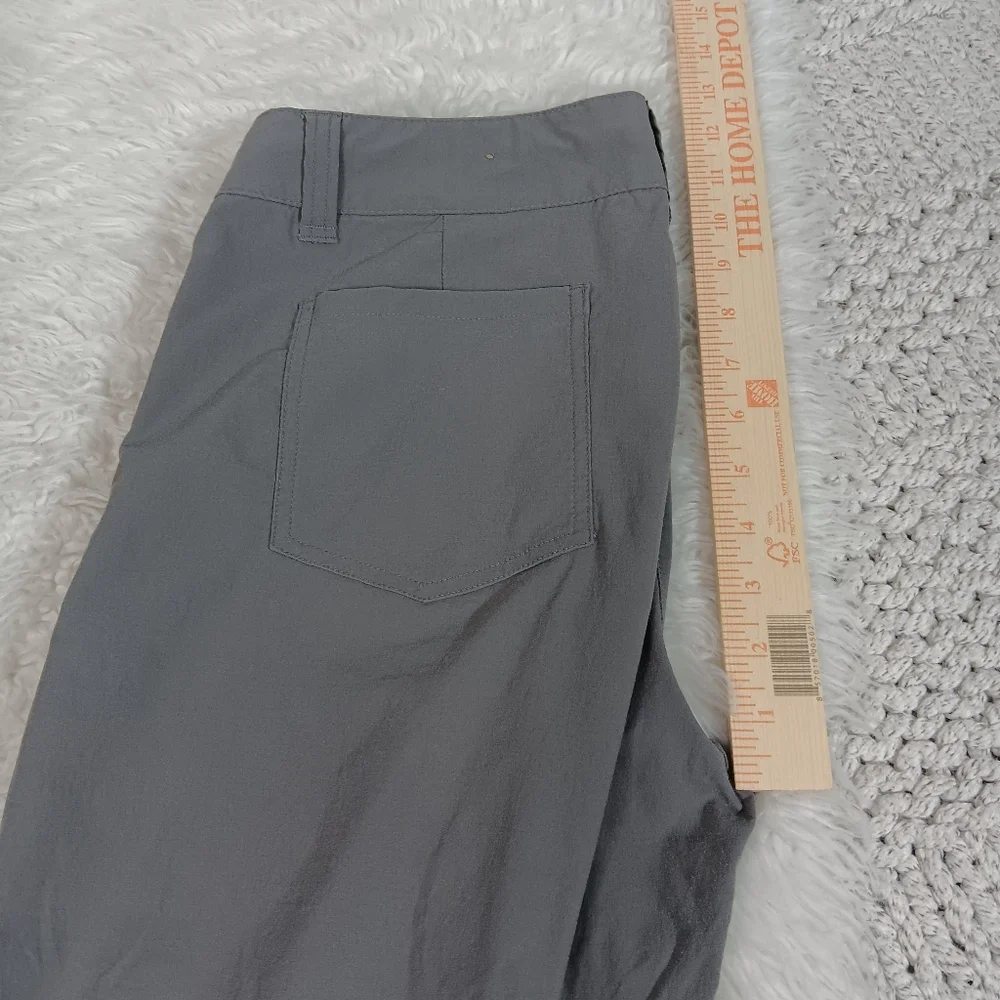 Magellan Women's Gray Outdoor Lightweight Cropped Pants, Small - Picture 9 of 11